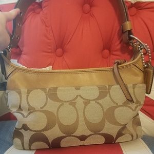 Coach Signature Jacquard shoulder/crossbody bag